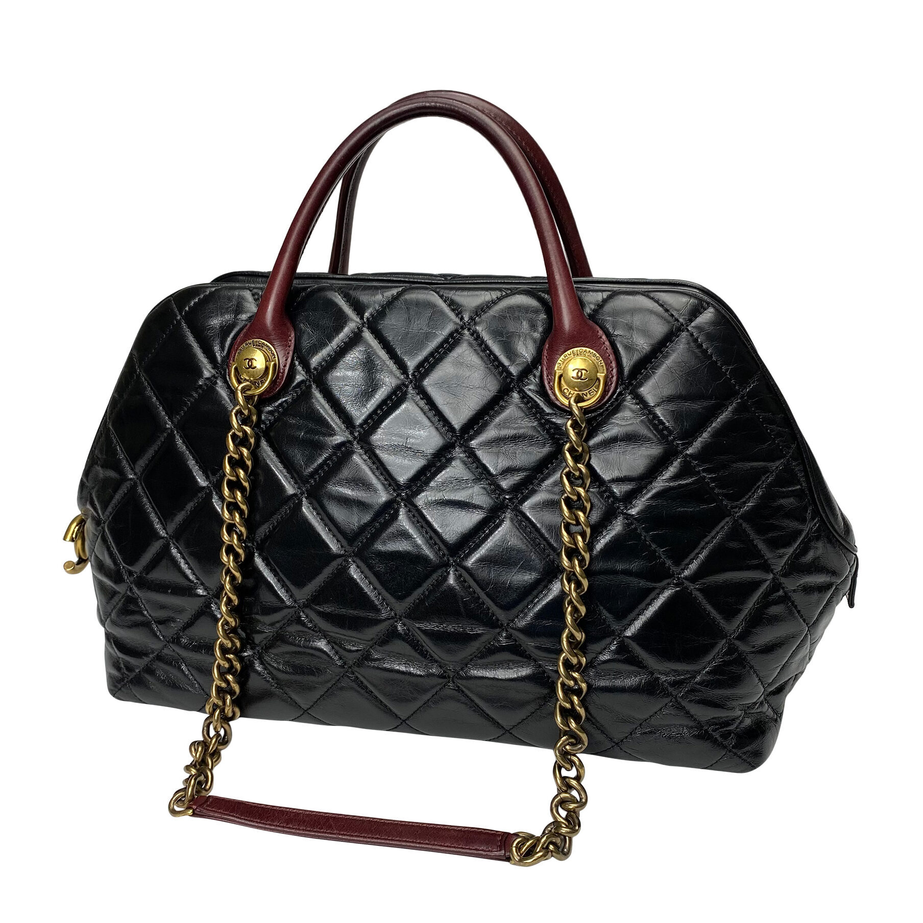 Bolsa Chanel Castle Rock Bowling Preto