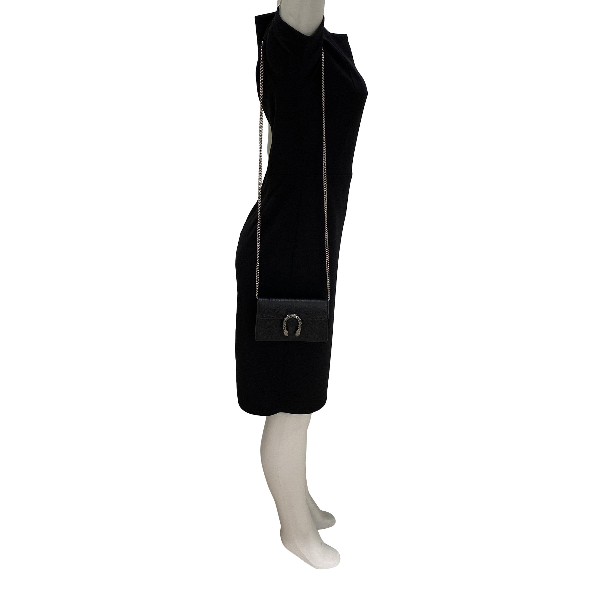 Bolsa Gucci Dionysus Super Mini Preta