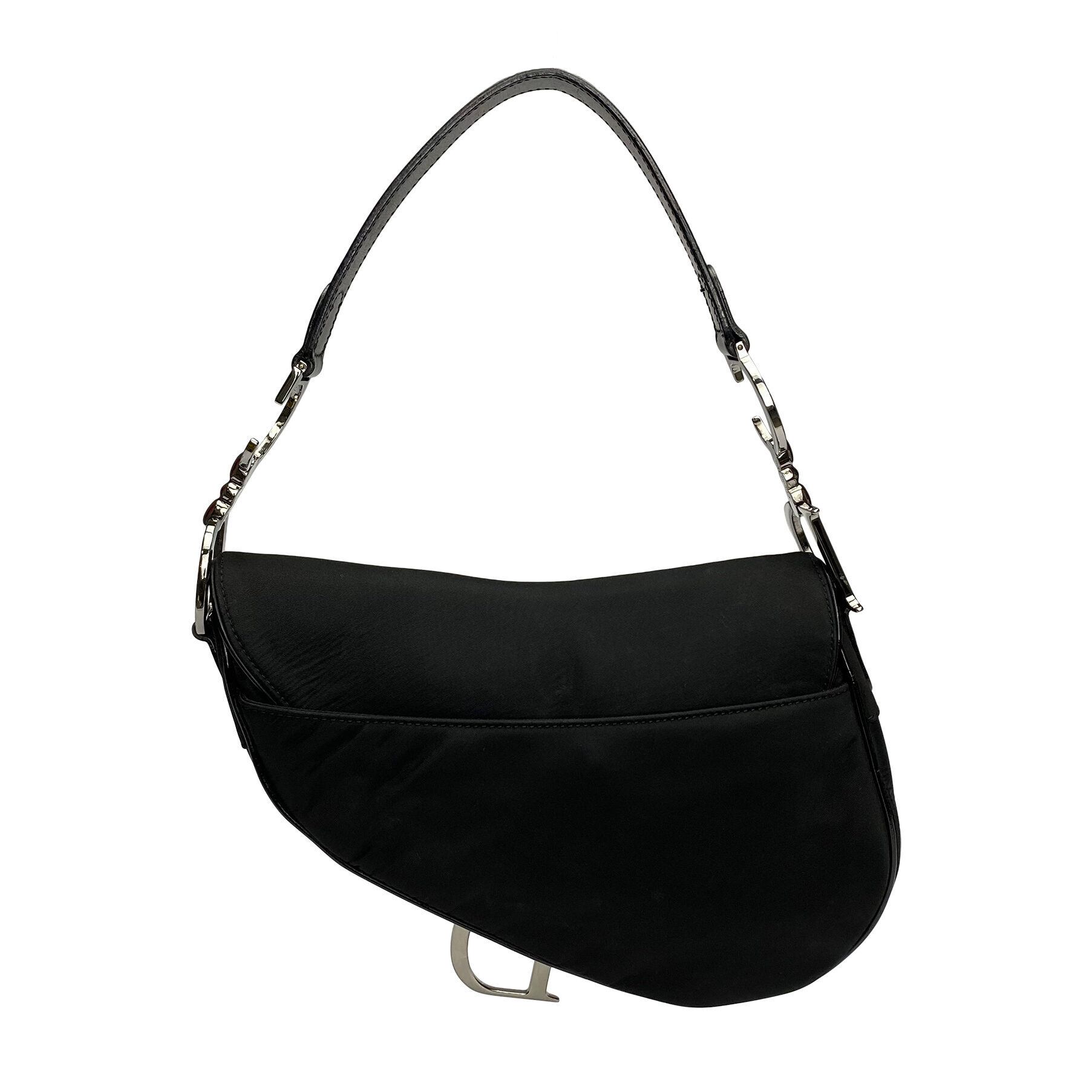 Bolsa Christian Dior Saddle Preta