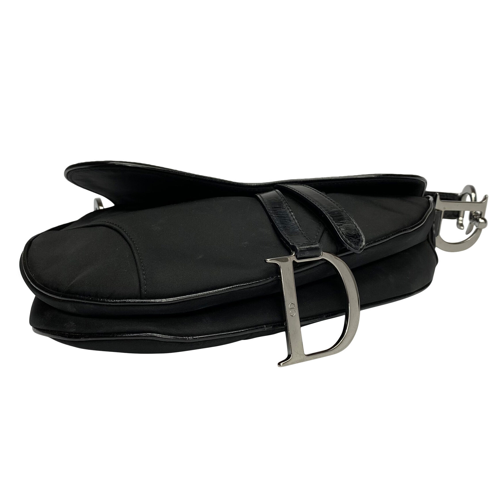 Bolsa Christian Dior Saddle Preta