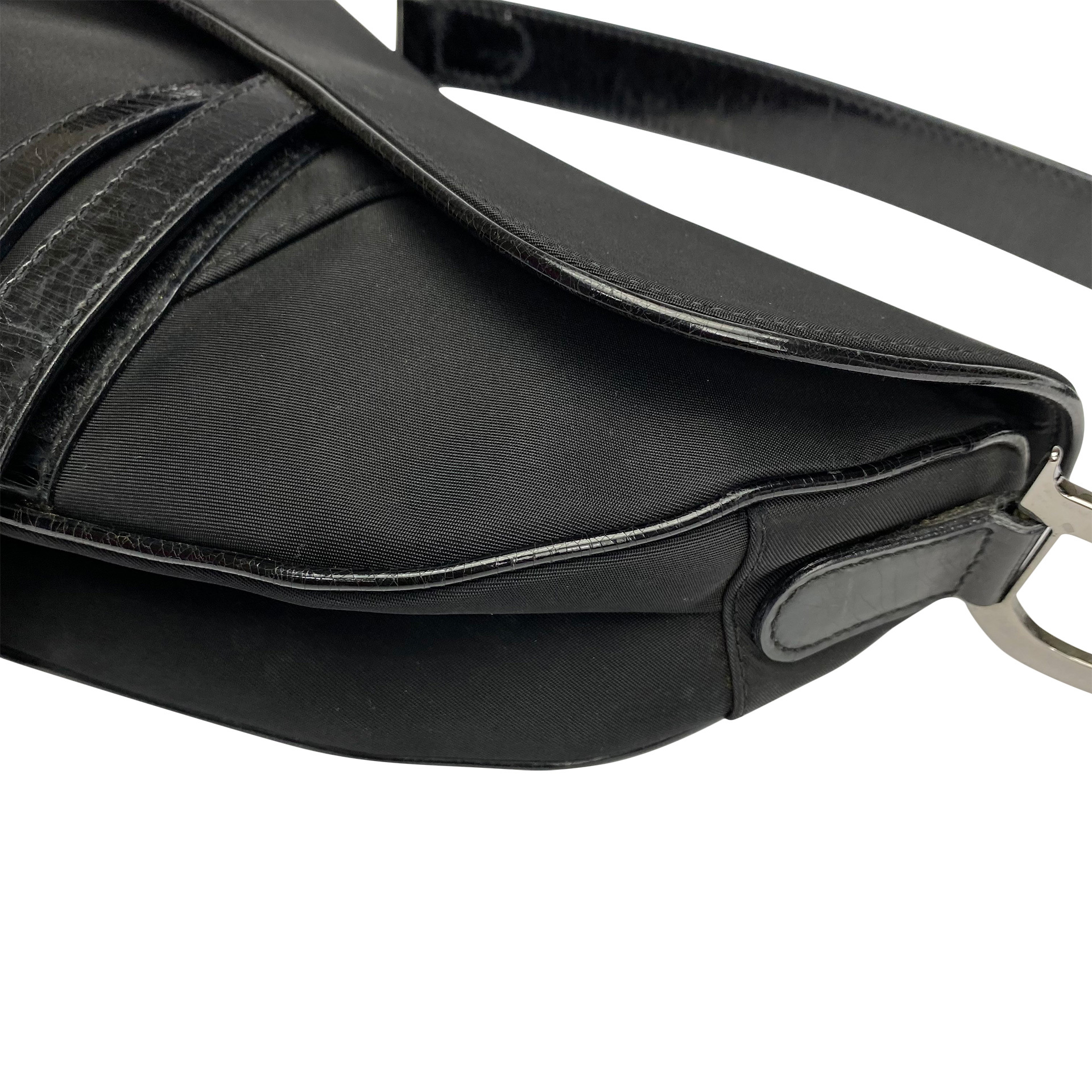 Bolsa Christian Dior Saddle Preta