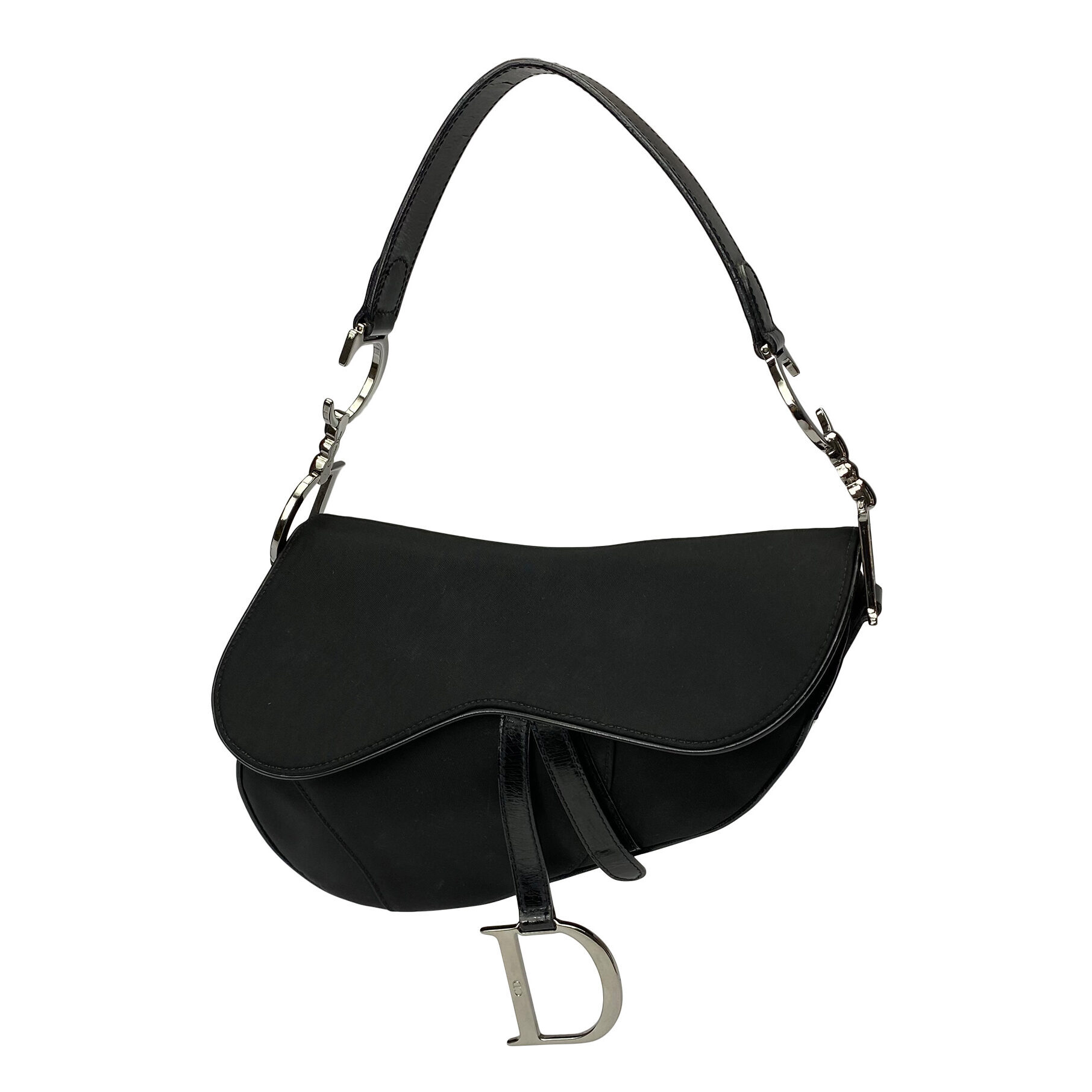 Bolsa Christian Dior Saddle Preta