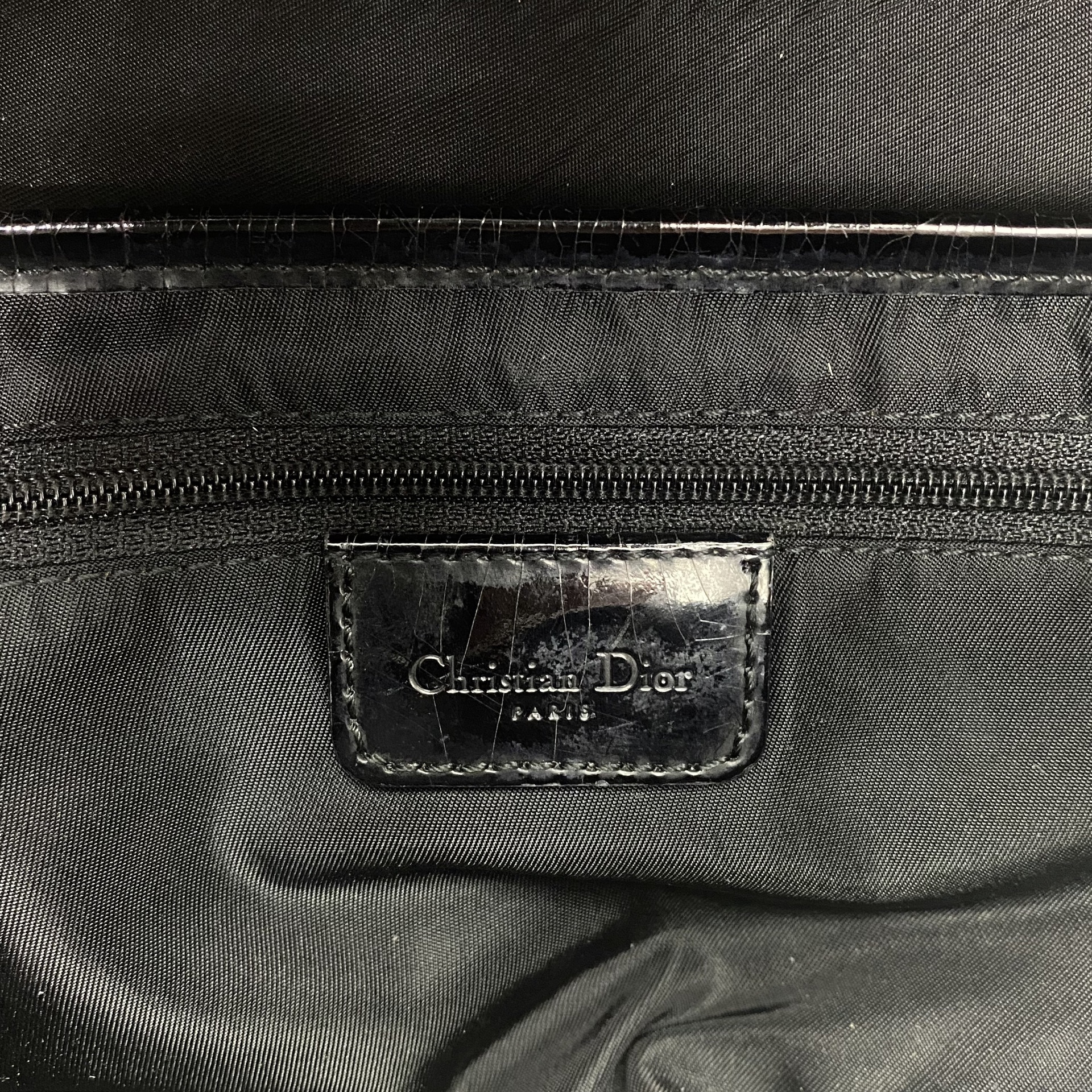 Bolsa Christian Dior Saddle Preta