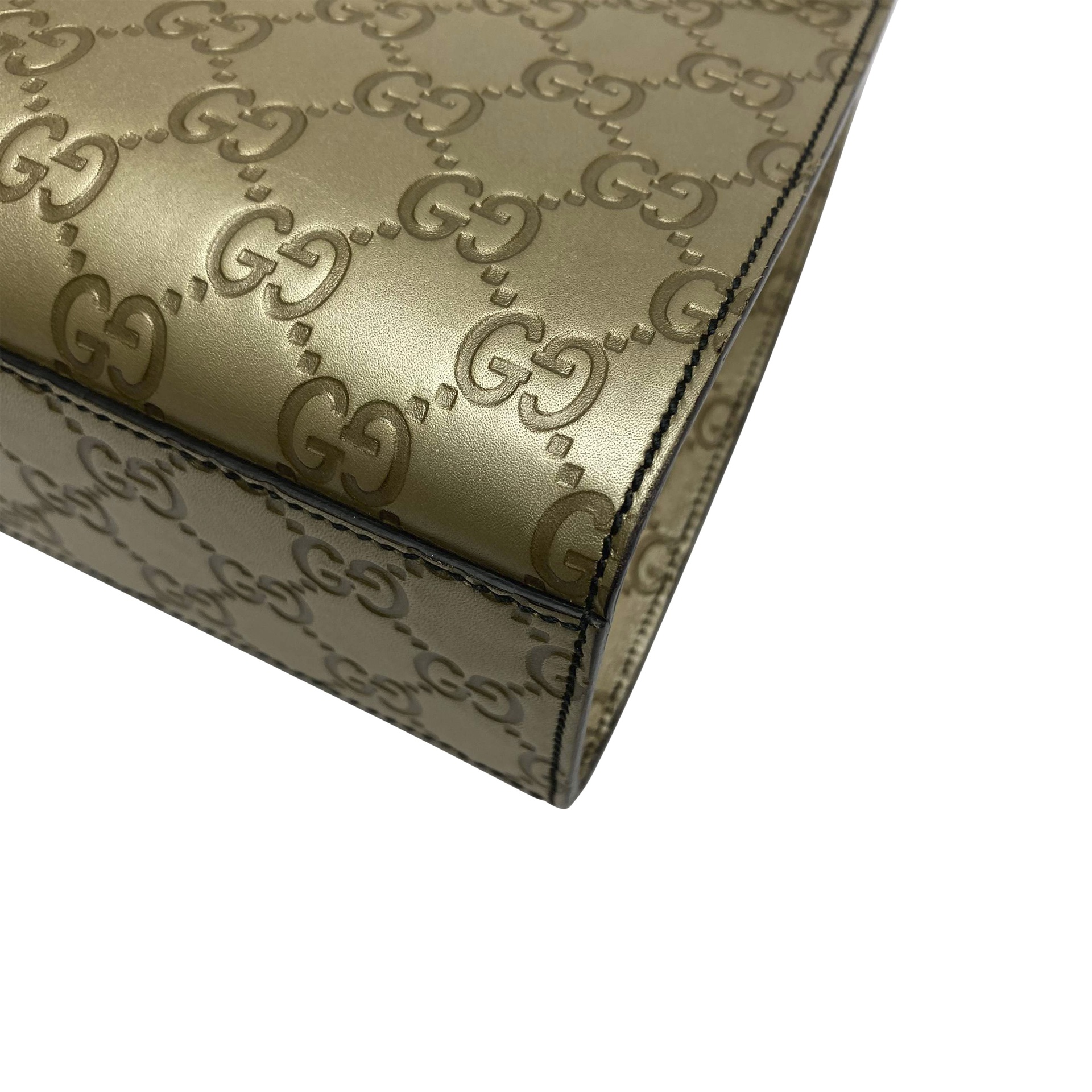 Bolsa Gucci Emily Metalizada