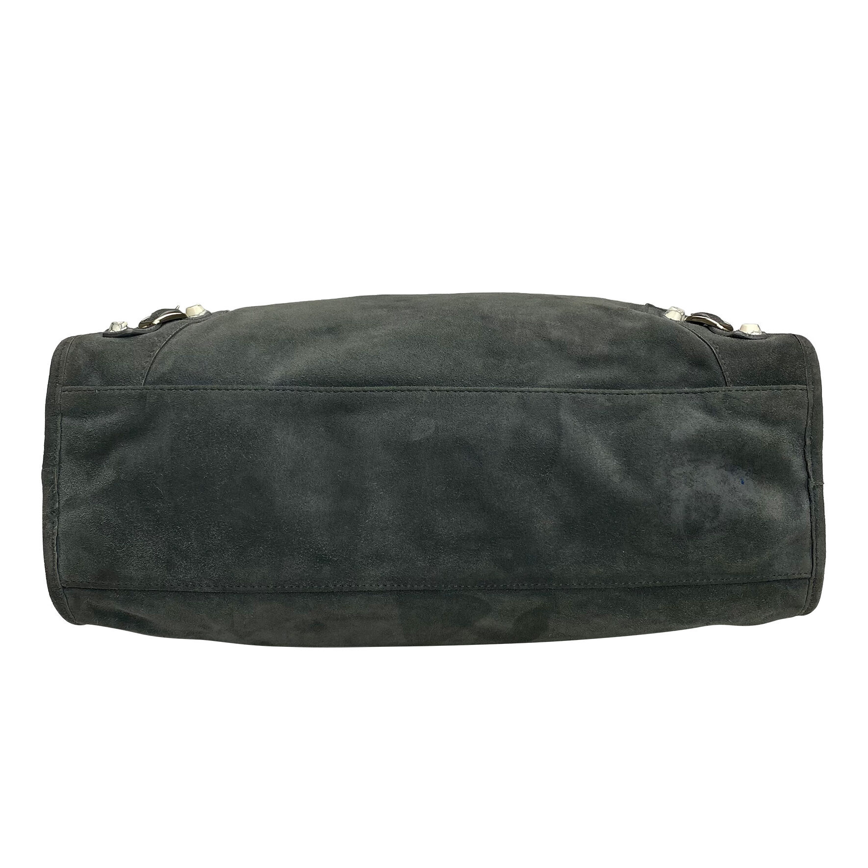 Bolsa Balenciaga Classic City Camurça Cinza