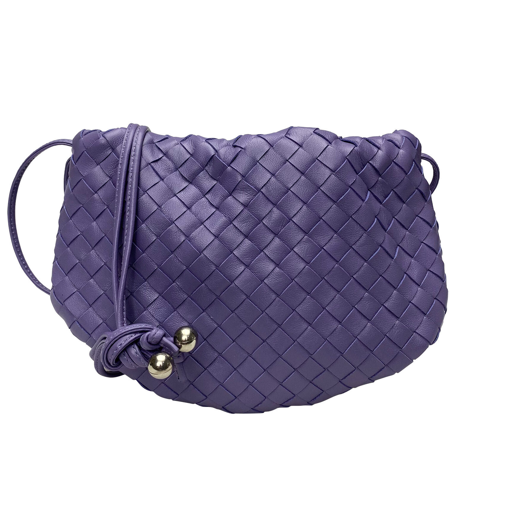 Bolsa Bottega Veneta Tranversal com Trama Intrecciato