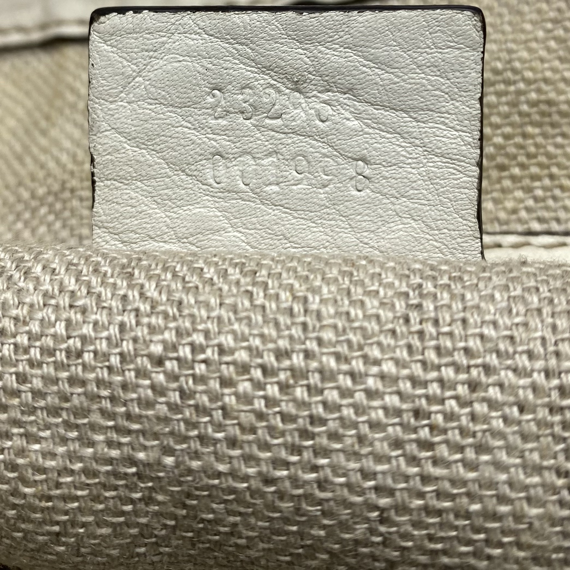 Bolsa Gucci Jacquard com Alça Off White