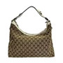 Bolsa Gucci Jacquard com Alça Off White