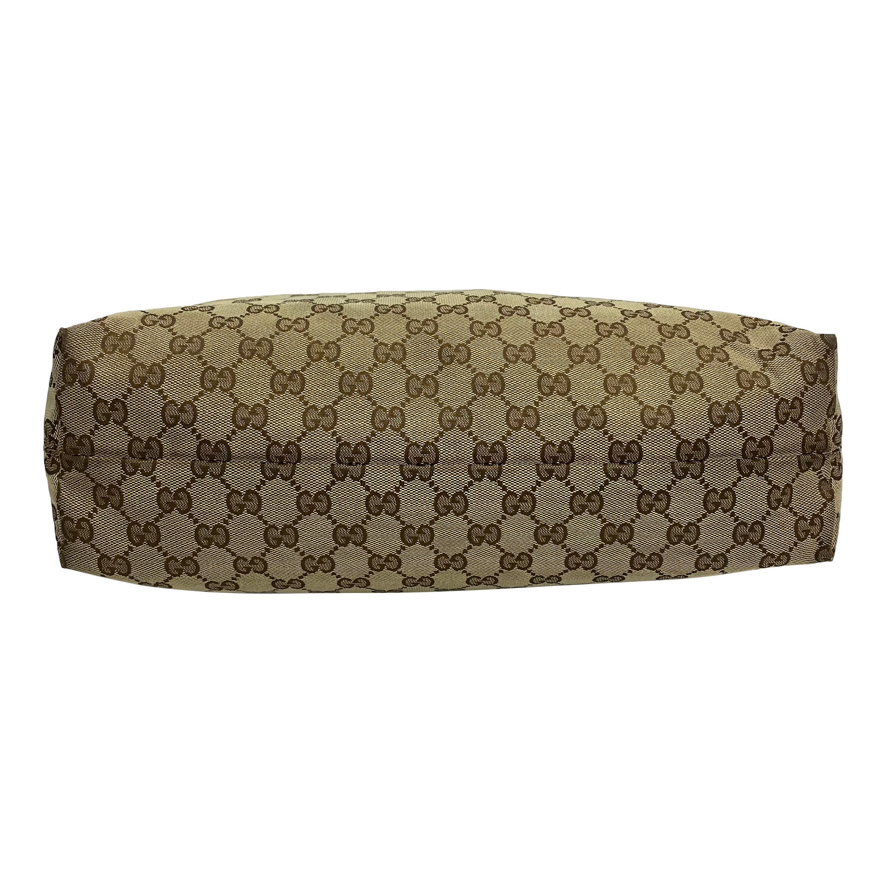 Bolsa Gucci Jacquard com Alça Off White