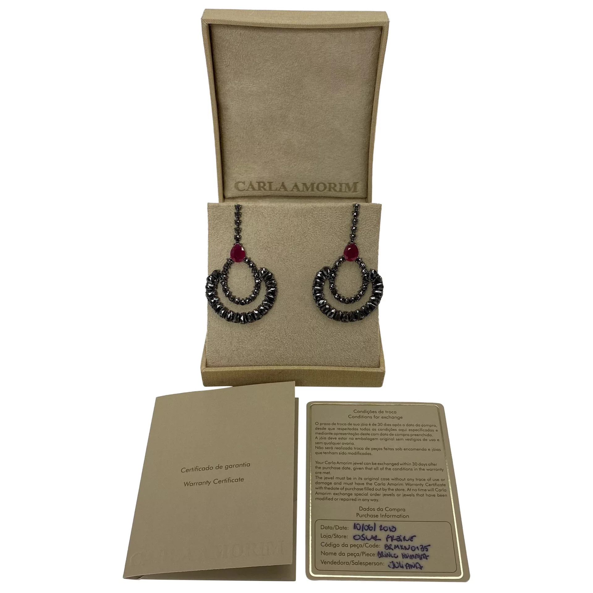 Par de Brincos Carla Amorim - Humaita