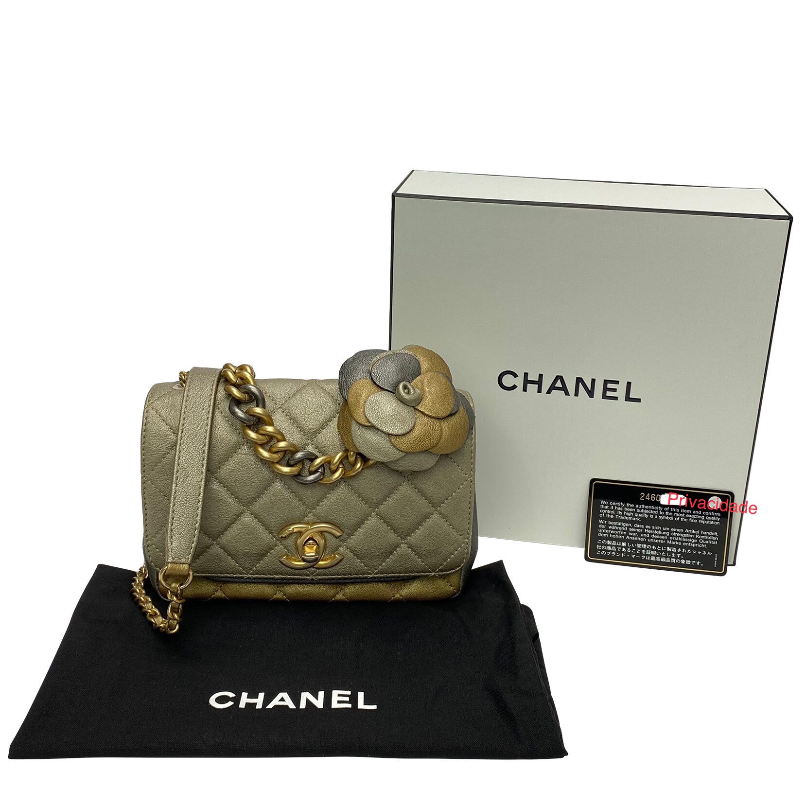 Bolsa Chanel Mini Camellia Flower