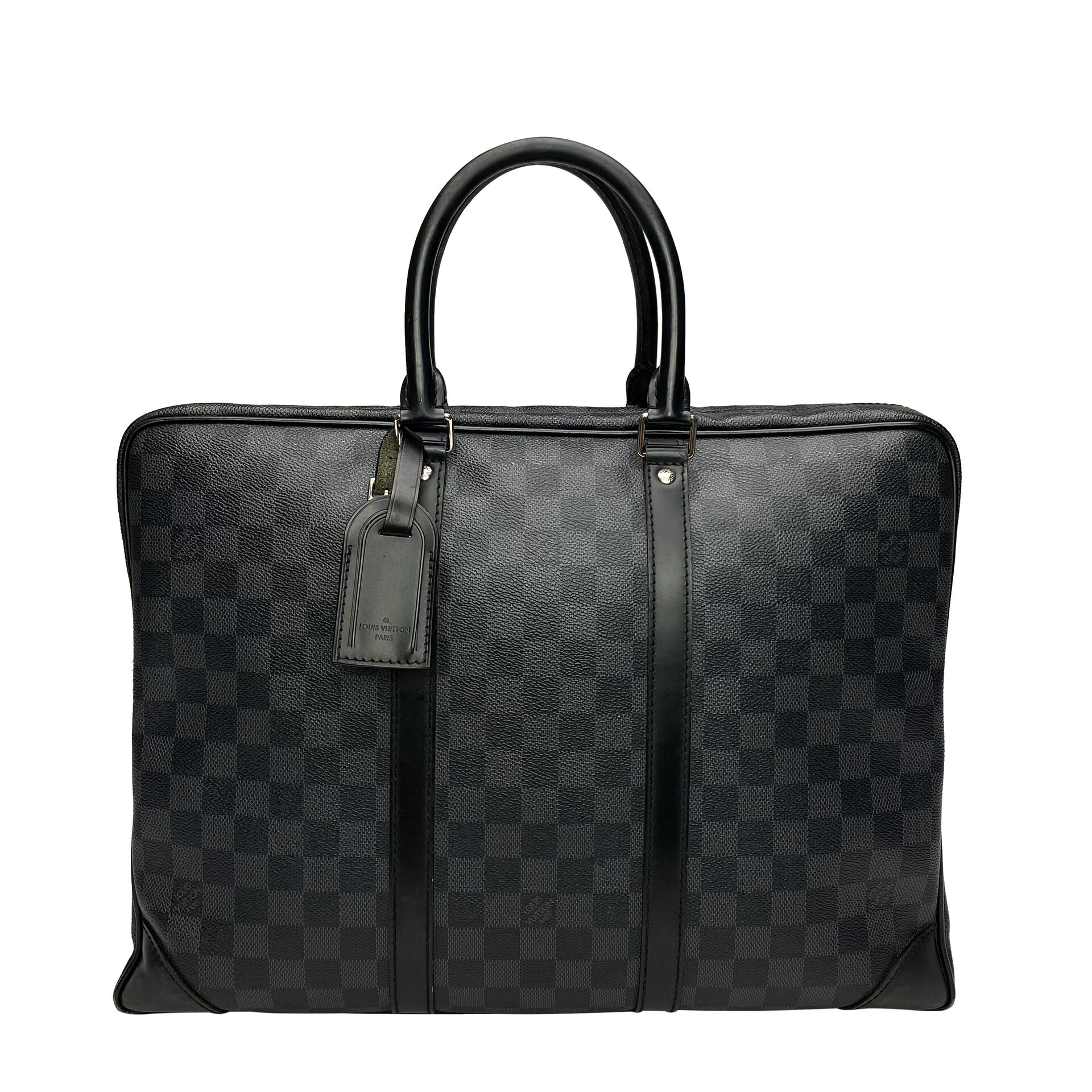 Bolsa Louis Vuitton Porta Documentos Voyage Damier Grafite