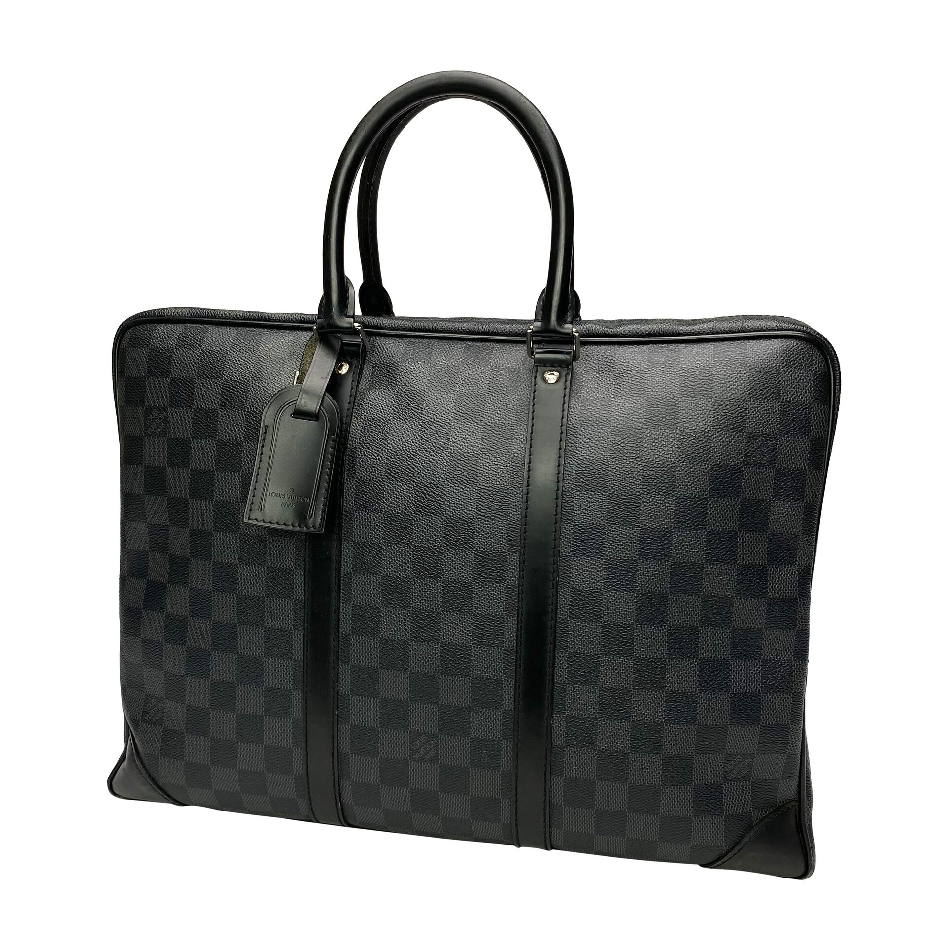 Bolsa Louis Vuitton Porta Documentos Voyage Damier Grafite