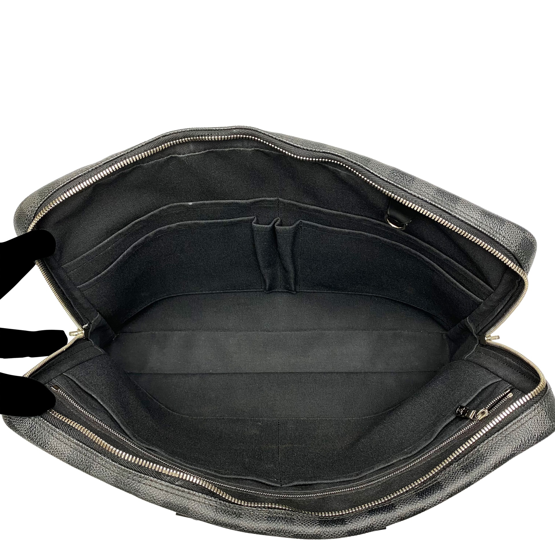 Bolsa Louis Vuitton Porta Documentos Voyage Damier Grafite