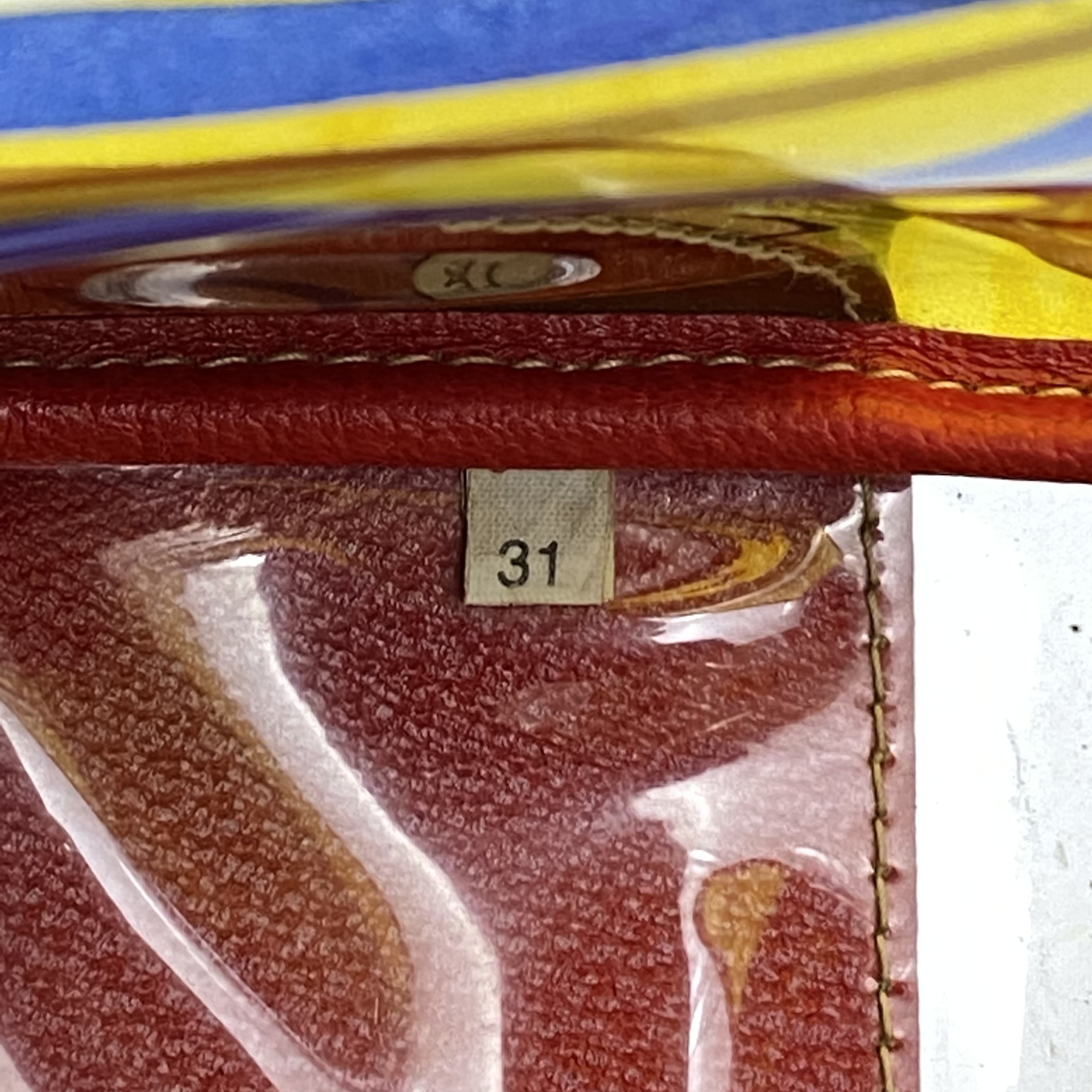 Bolsa Prada Vinil e Couro Vermelho