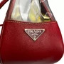 Bolsa Prada Vinil e Couro Vermelho
