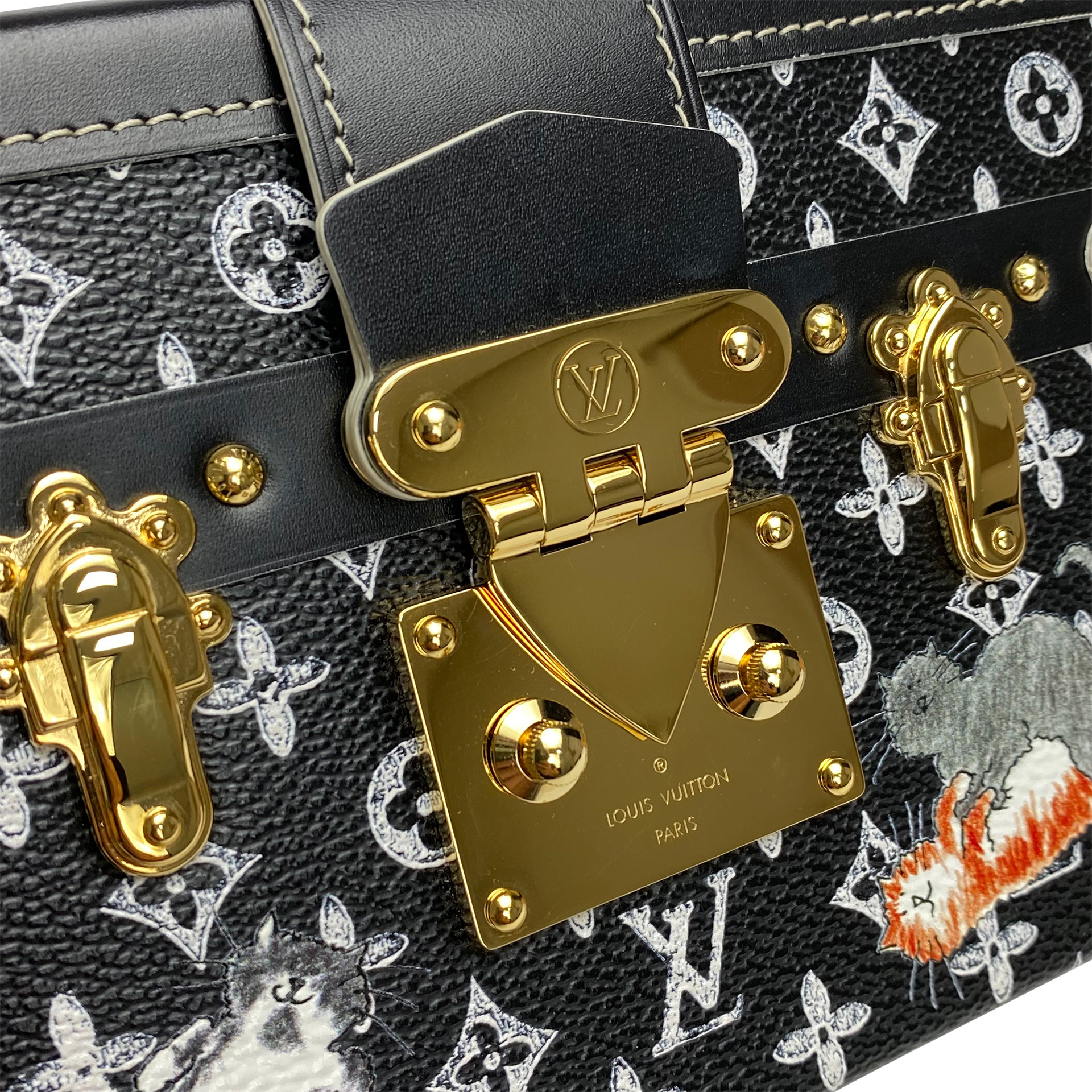 Bolsa Louis Vuitton Petite Malle Coddington Catogram