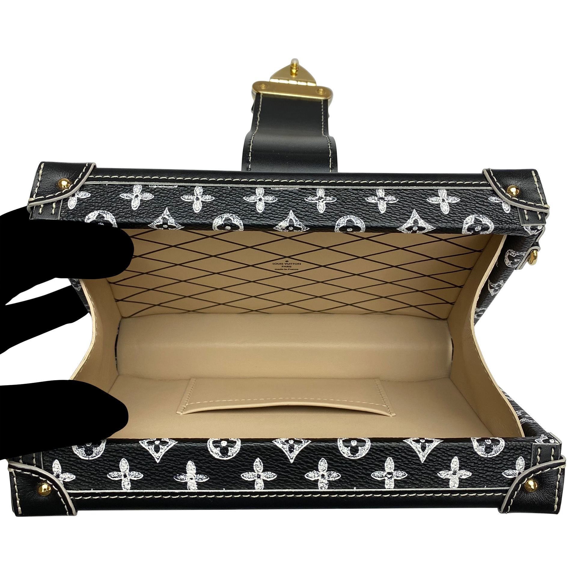 Bolsa Louis Vuitton Petite Malle Coddington Catogram