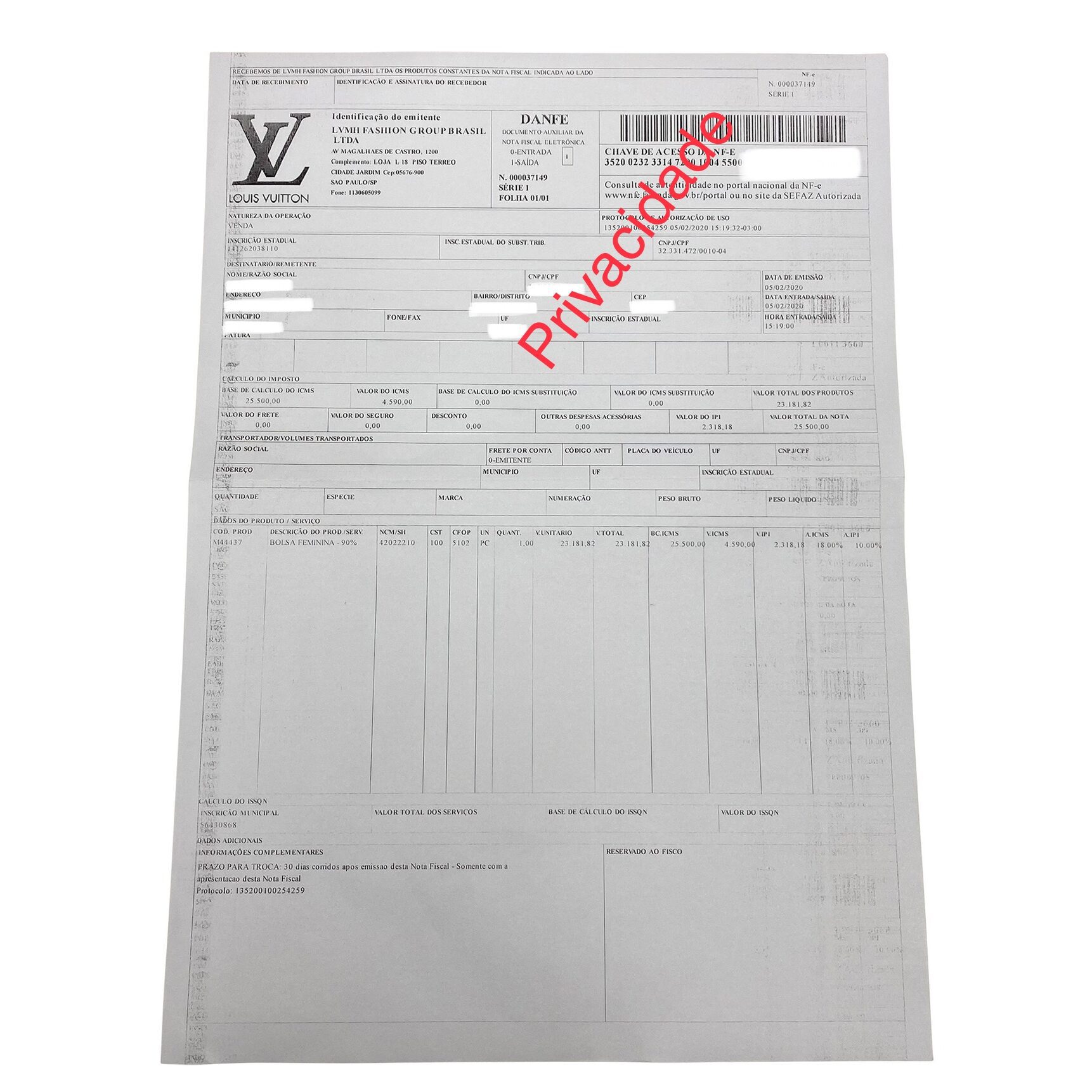 Bolsa Louis Vuitton Petite Malle Coddington Catogram