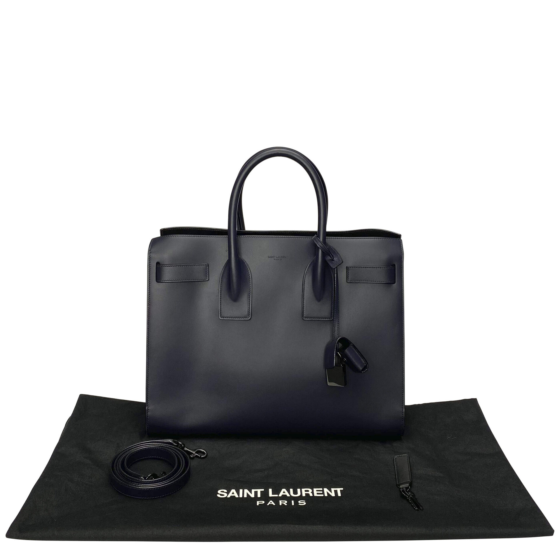Bolsa Saint Laurent Sac Du Jour Azul Marinho