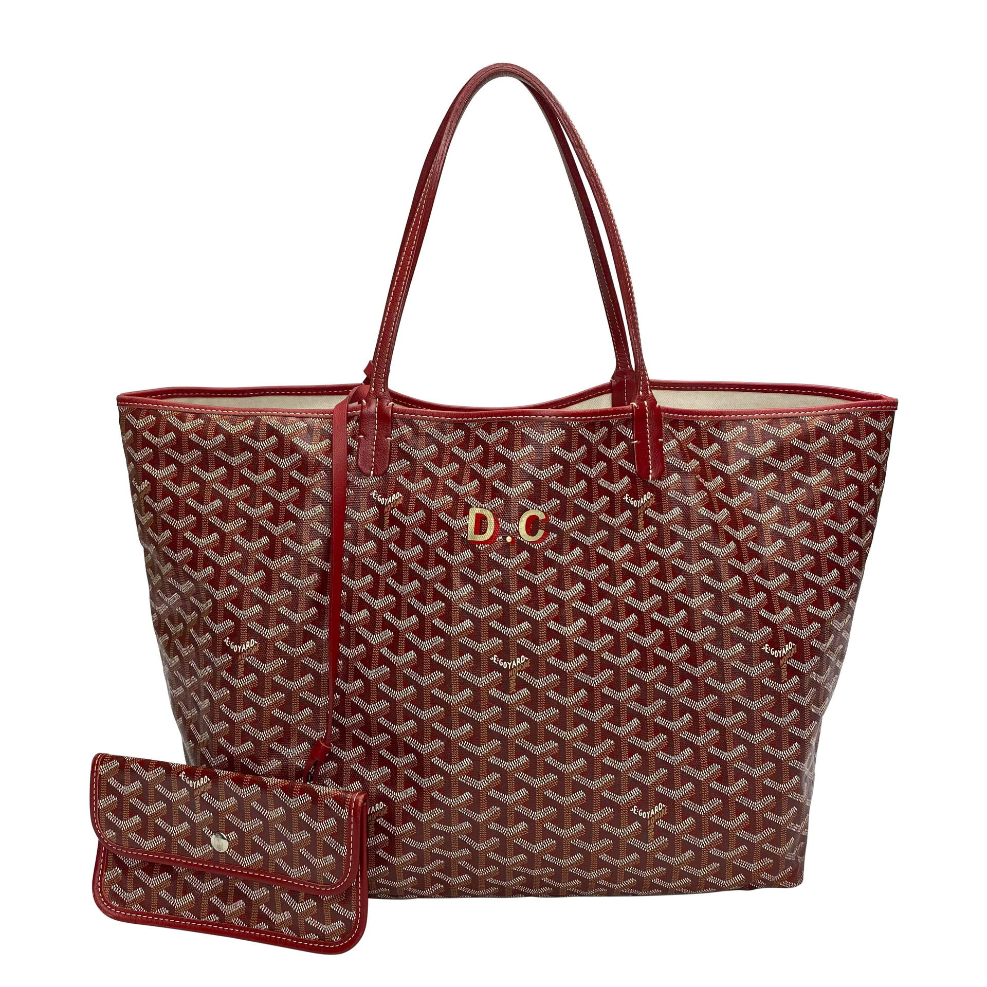 Bolsa Goyard Saint Louis GM Vermelha