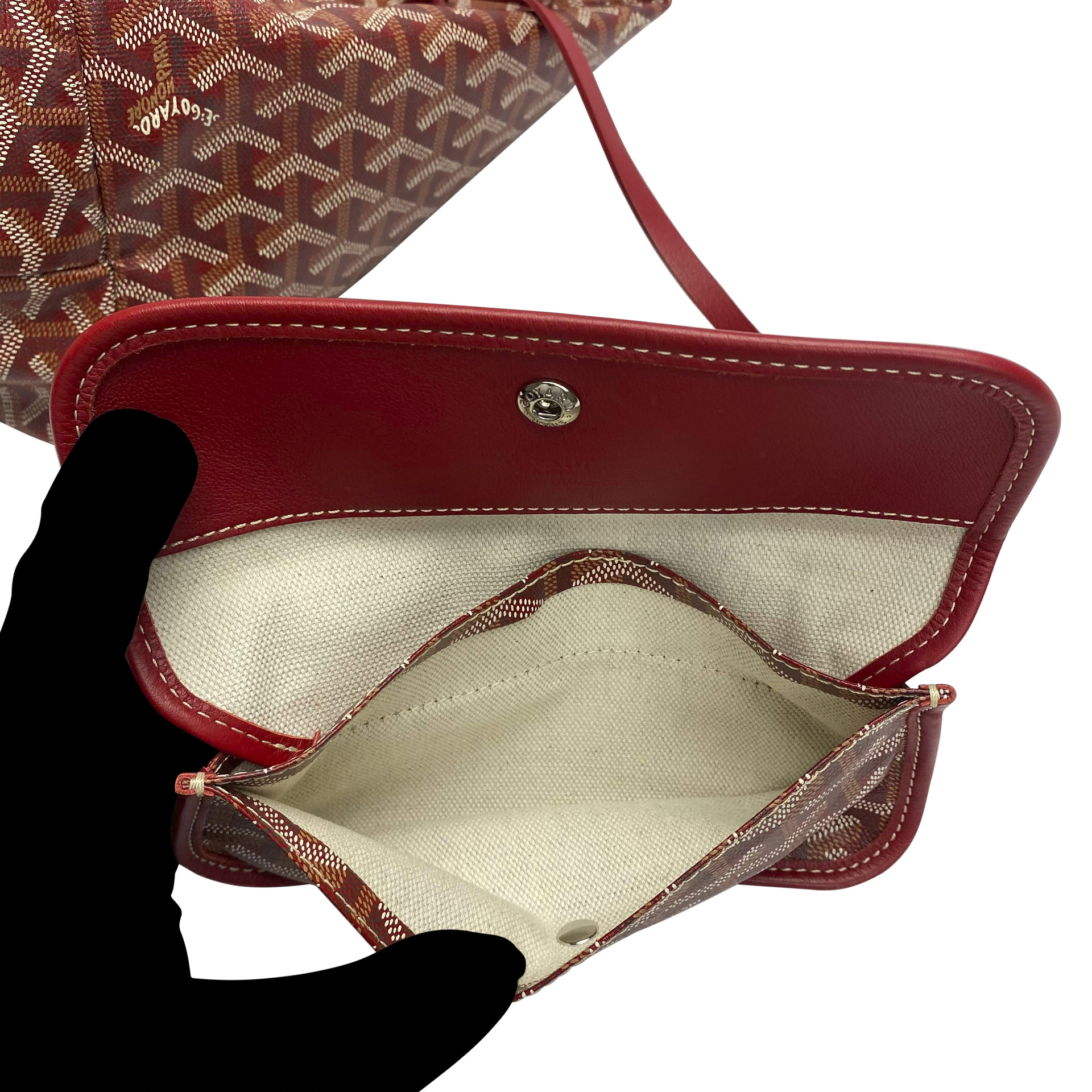 Bolsa Goyard Saint Louis GM Vermelha