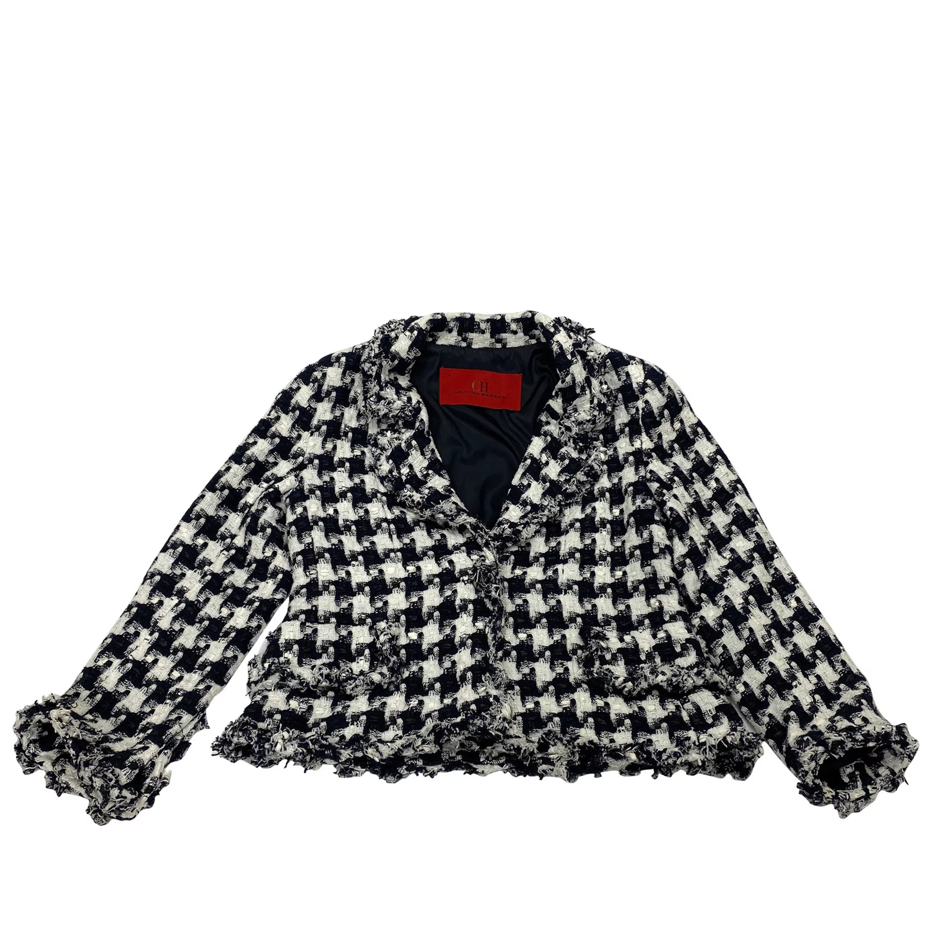 Casaco Carolina Herrera Tweed Bicolor