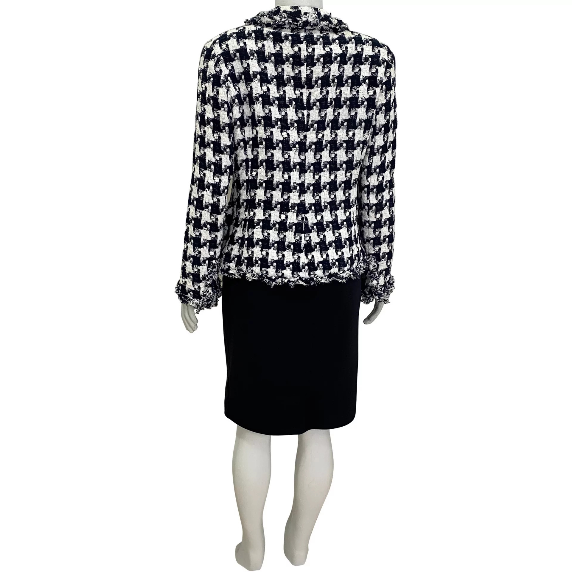 Casaco Carolina Herrera Tweed Bicolor