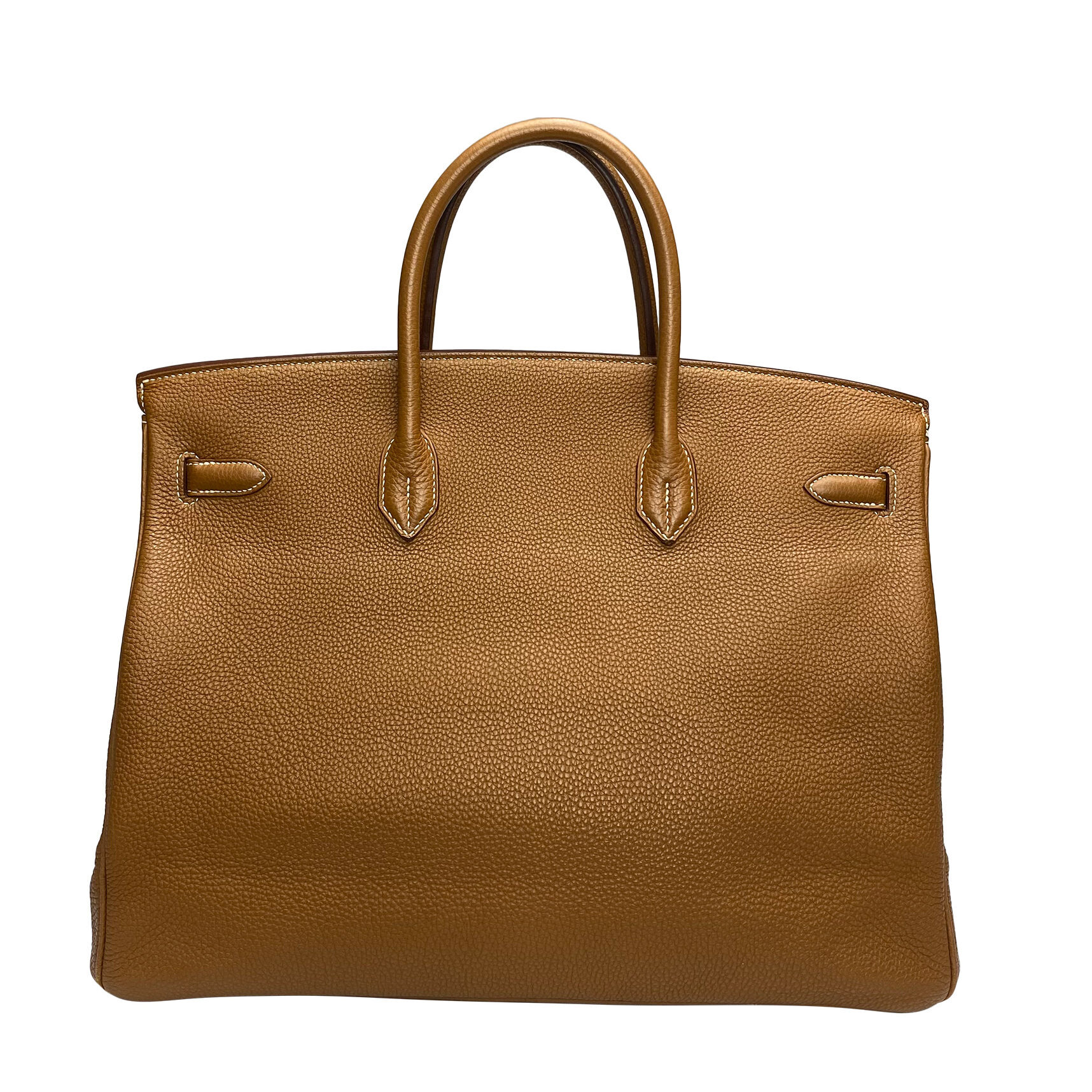 Bolsa Hermes Clemence Birkin 40 Marrom