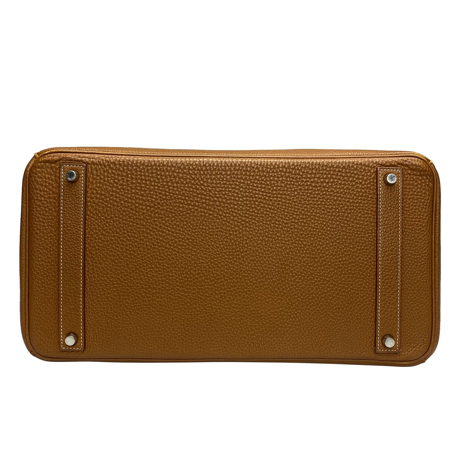 Bolsa Hermes Clemence Birkin 40 Marrom