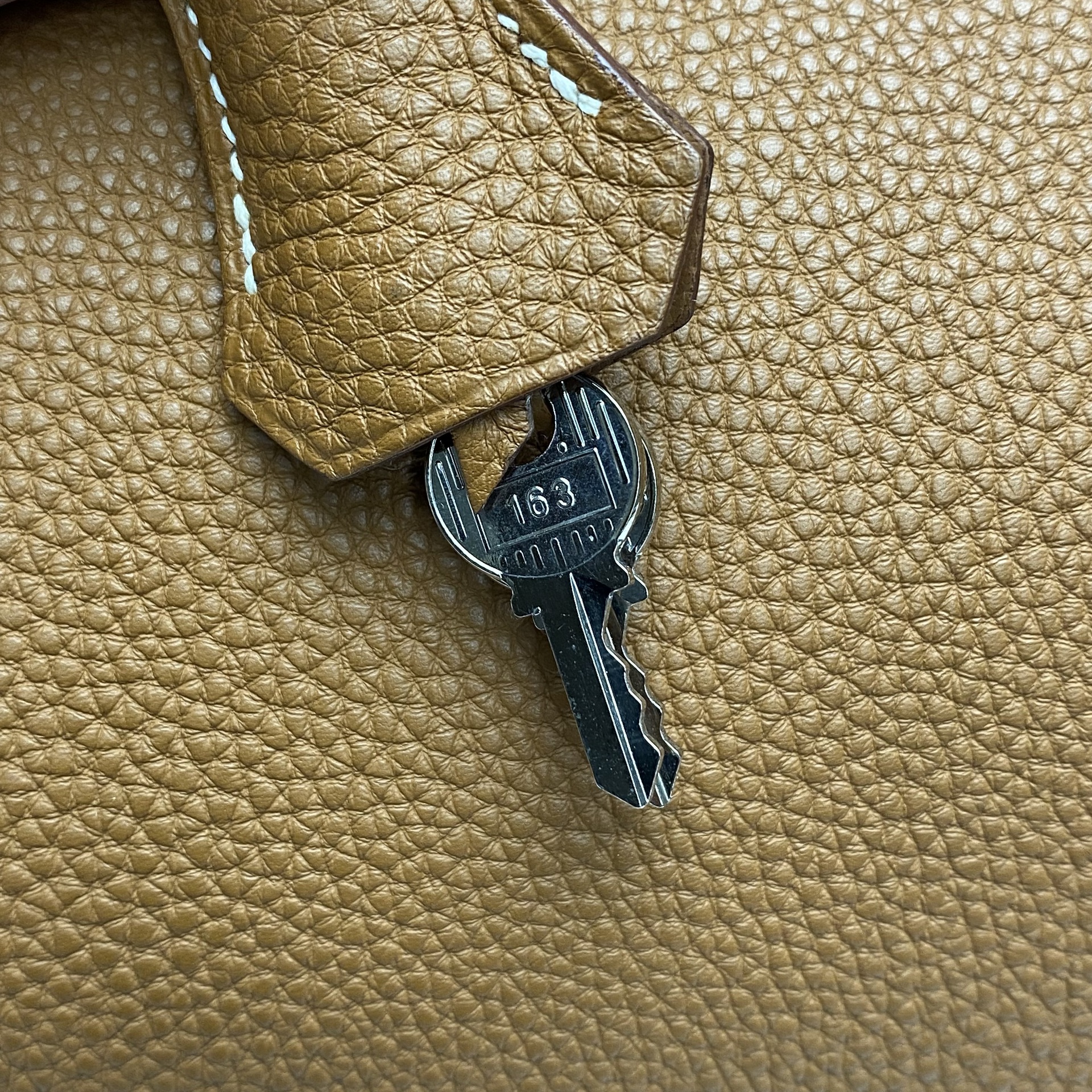 Bolsa Hermes Clemence Birkin 40 Marrom