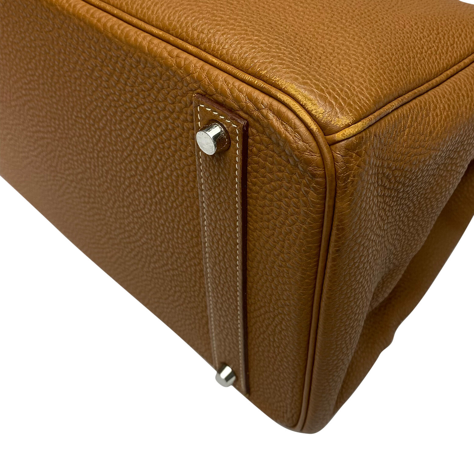 Bolsa Hermes Clemence Birkin 40 Marrom