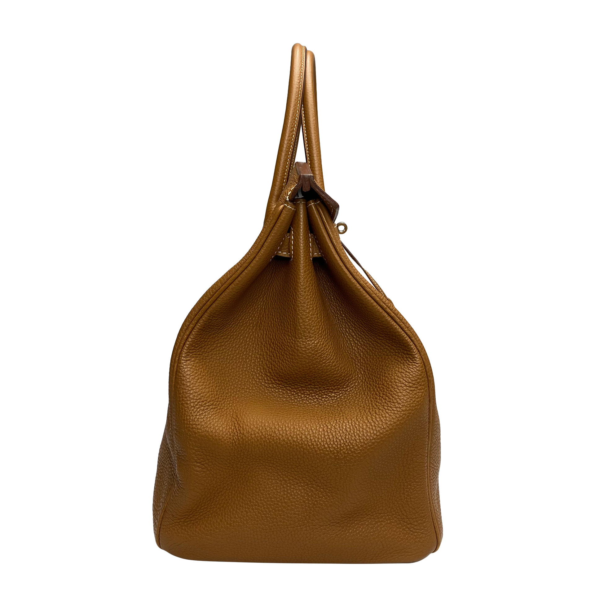 Bolsa Hermes Clemence Birkin 40 Marrom