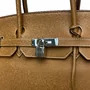 Bolsa Hermes Clemence Birkin 40 Marrom