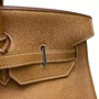 Bolsa Hermes Clemence Birkin 40 Marrom