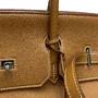 Bolsa Hermes Clemence Birkin 40 Marrom