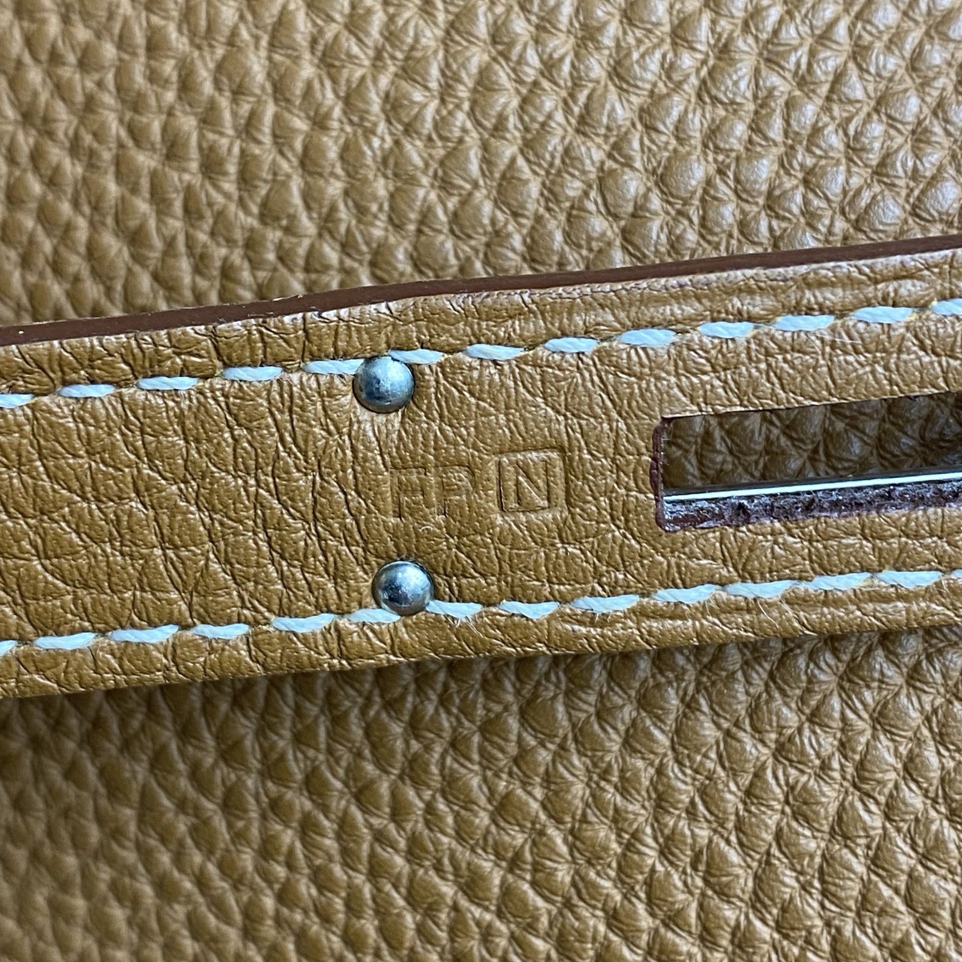 Bolsa Hermes Clemence Birkin 40 Marrom