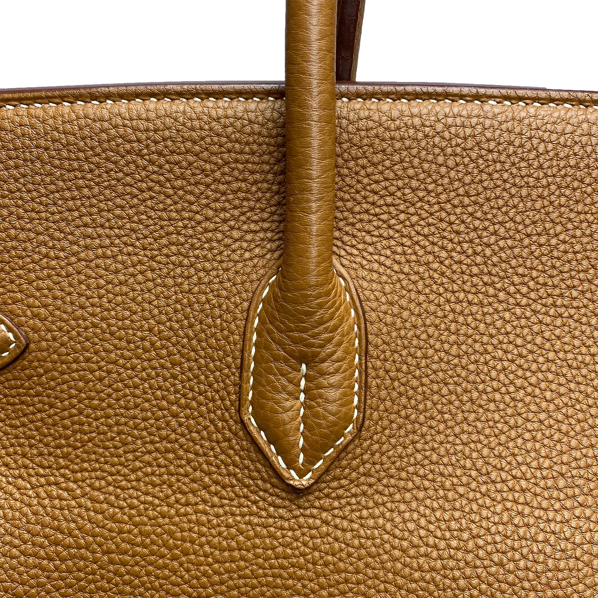 Bolsa Hermes Clemence Birkin 40 Marrom