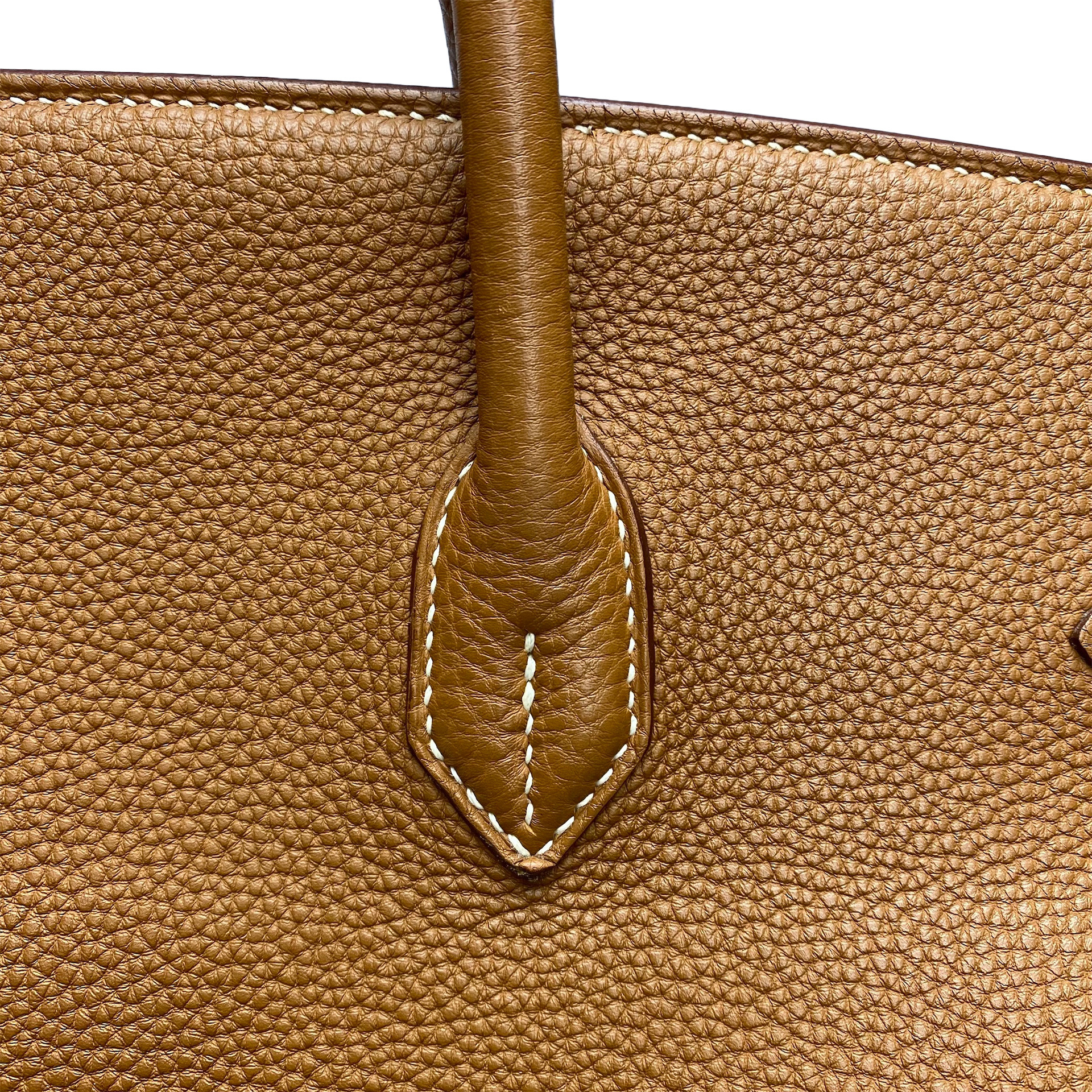 Bolsa Hermes Clemence Birkin 40 Marrom