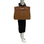 Bolsa Hermes Clemence Birkin 40 Marrom