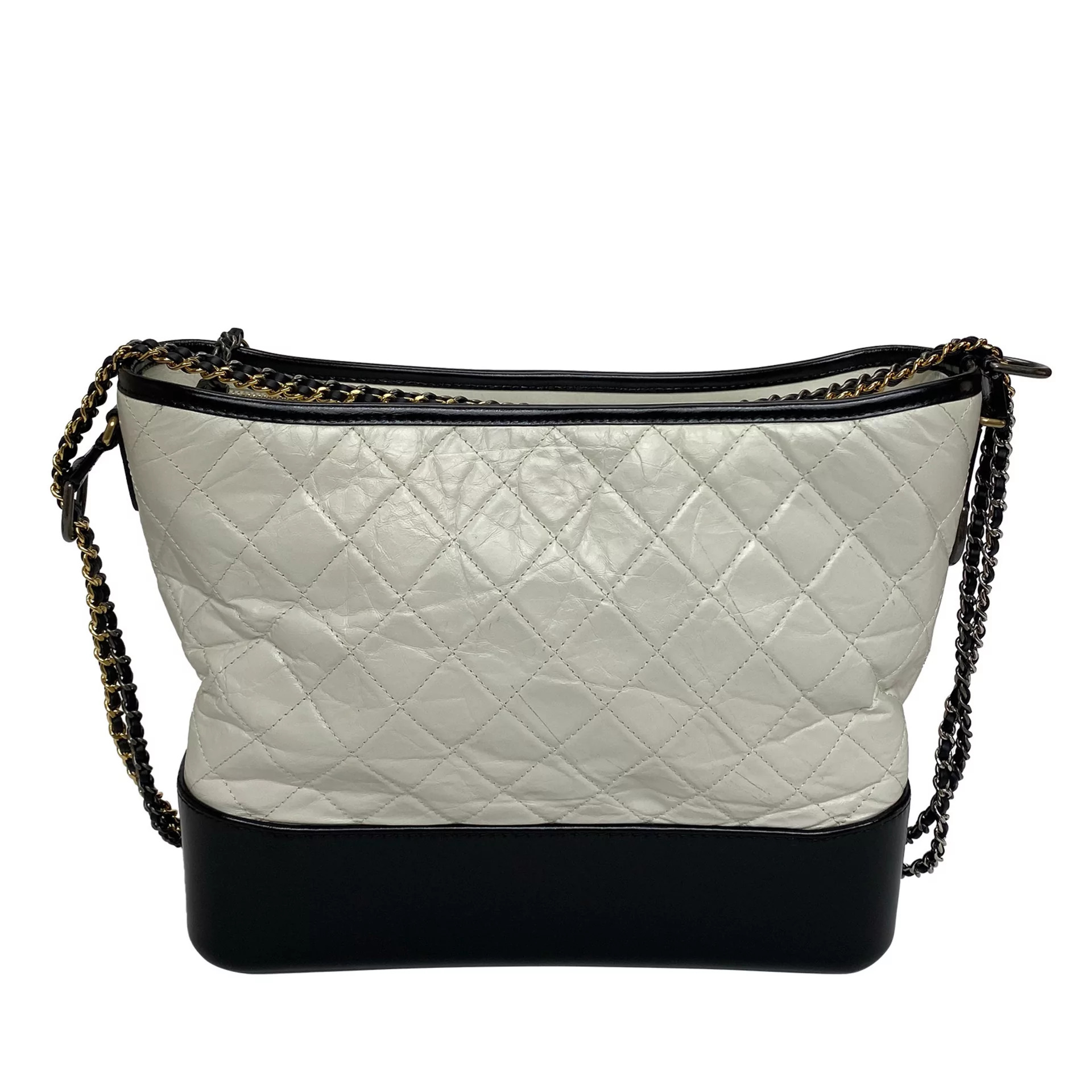 Bolsa Chanel Gabrielle Aged Calfskin Bicolor