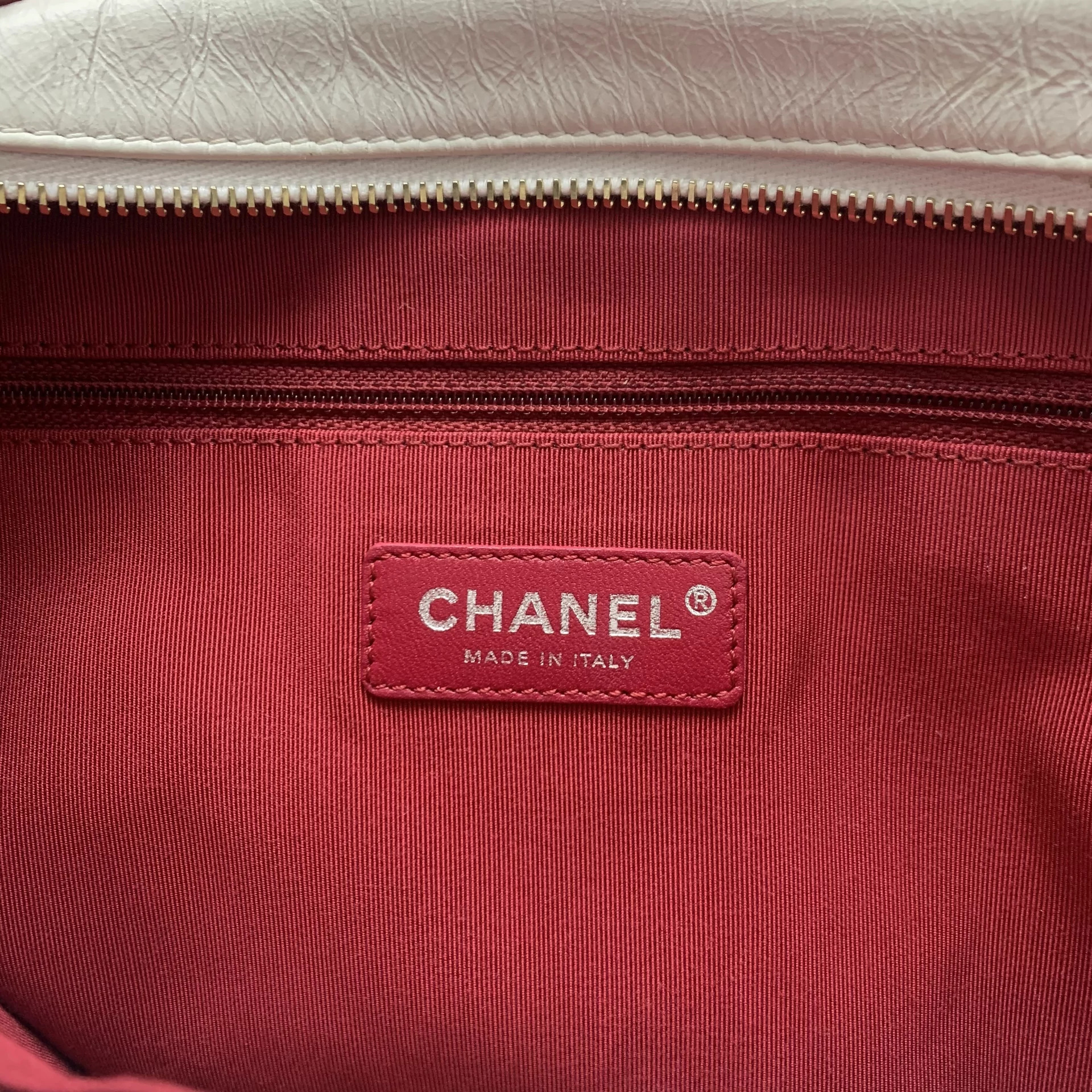 Bolsa Chanel Gabrielle Aged Calfskin Bicolor