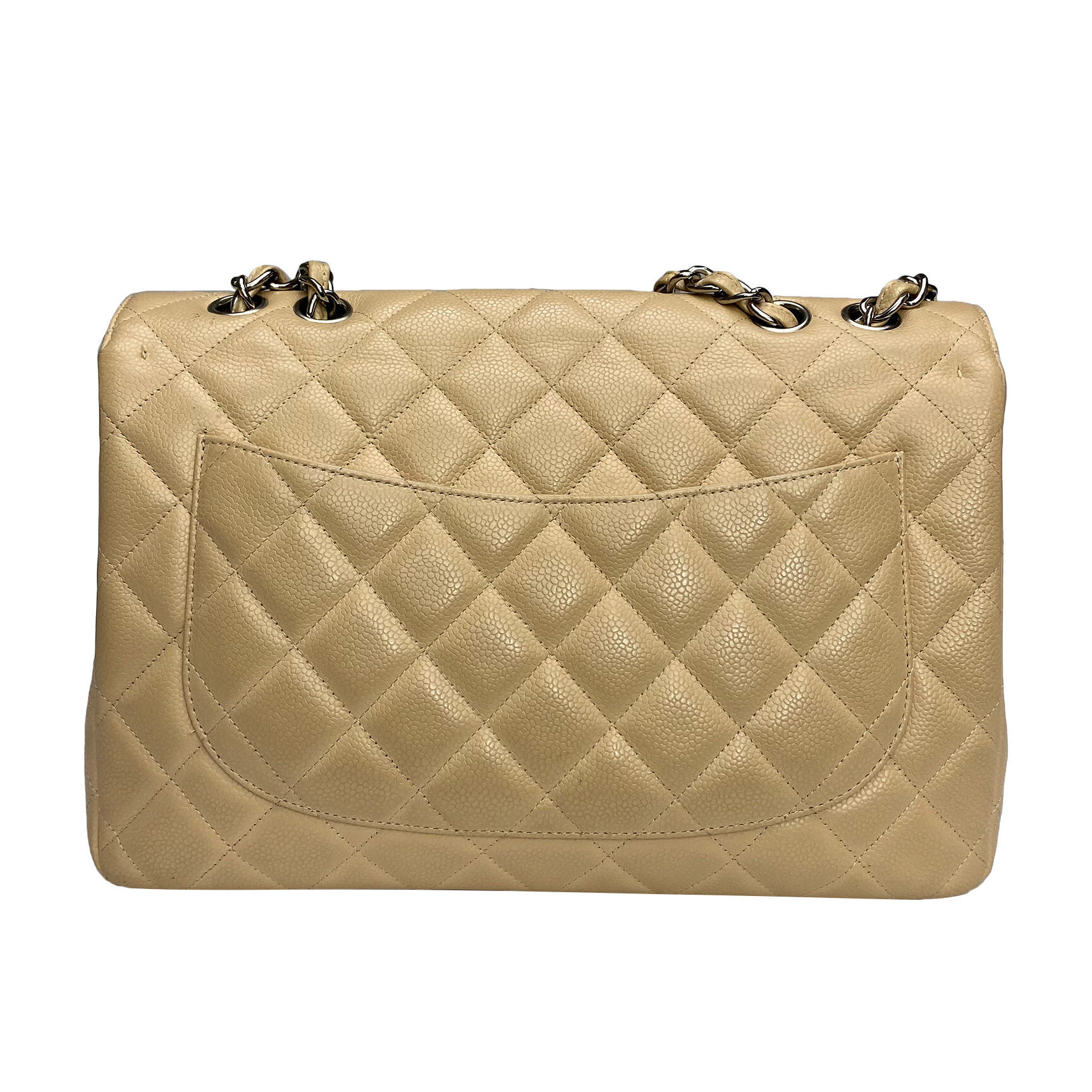 Bolsa Chanel Maxi Jumbo Bege