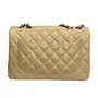 Bolsa Chanel Maxi Jumbo Bege