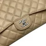 Bolsa Chanel Maxi Jumbo Bege