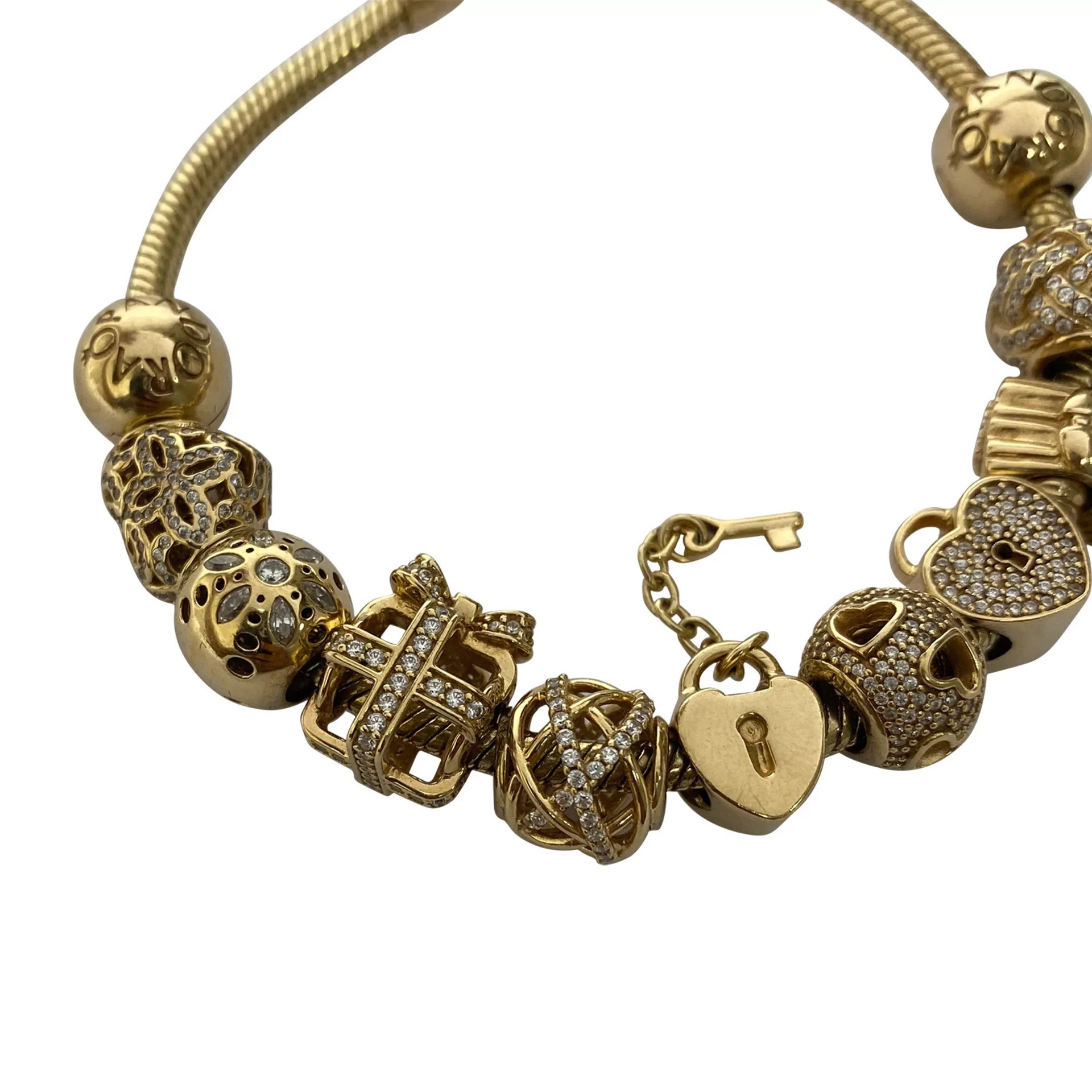 Bracelete Pandora Ouro 14K