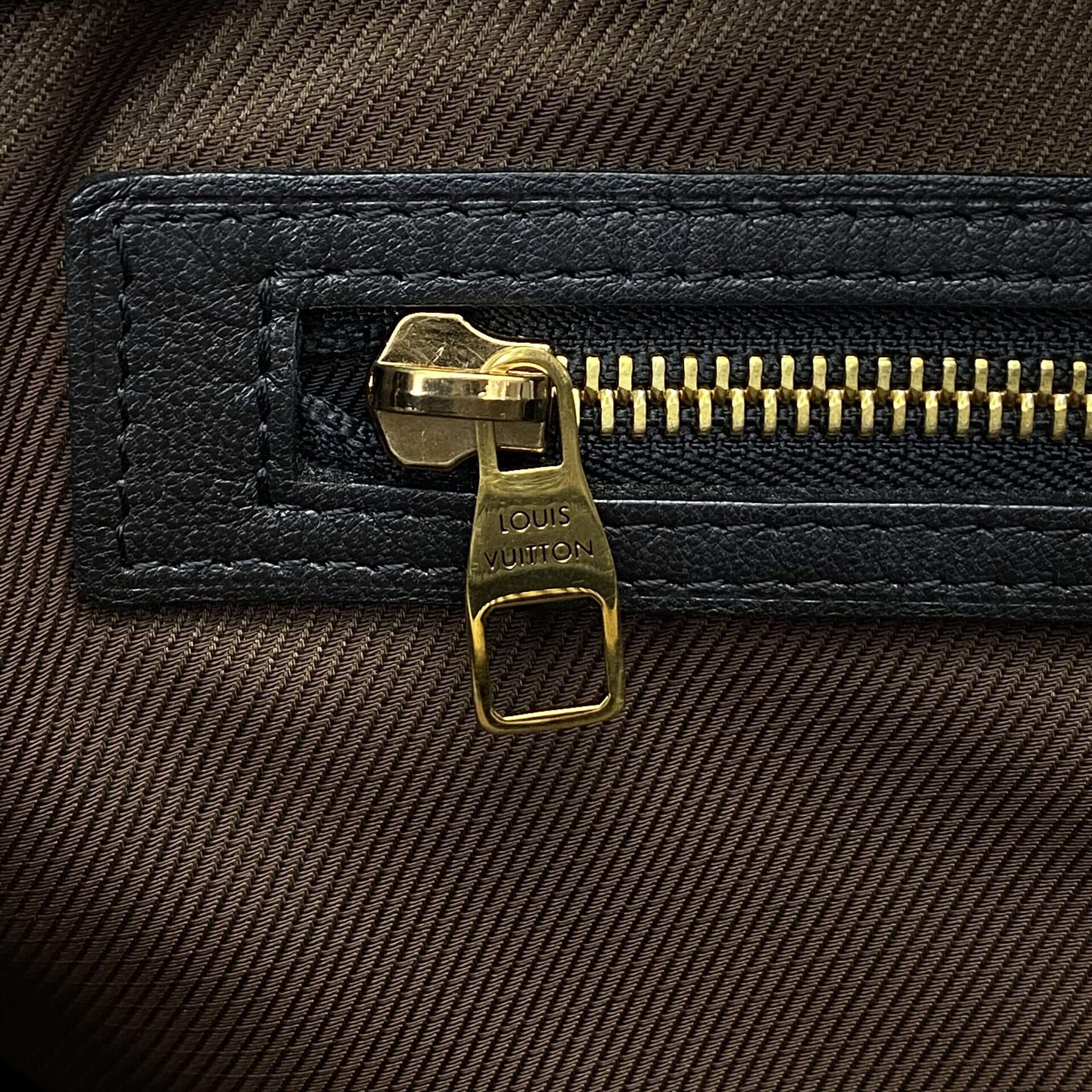 Bolsa Louis Vuitton Limited Edition Marine Monogram Blocks Zipped Tote