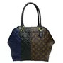 Bolsa Louis Vuitton Limited Edition Marine Monogram Blocks Zipped Tote