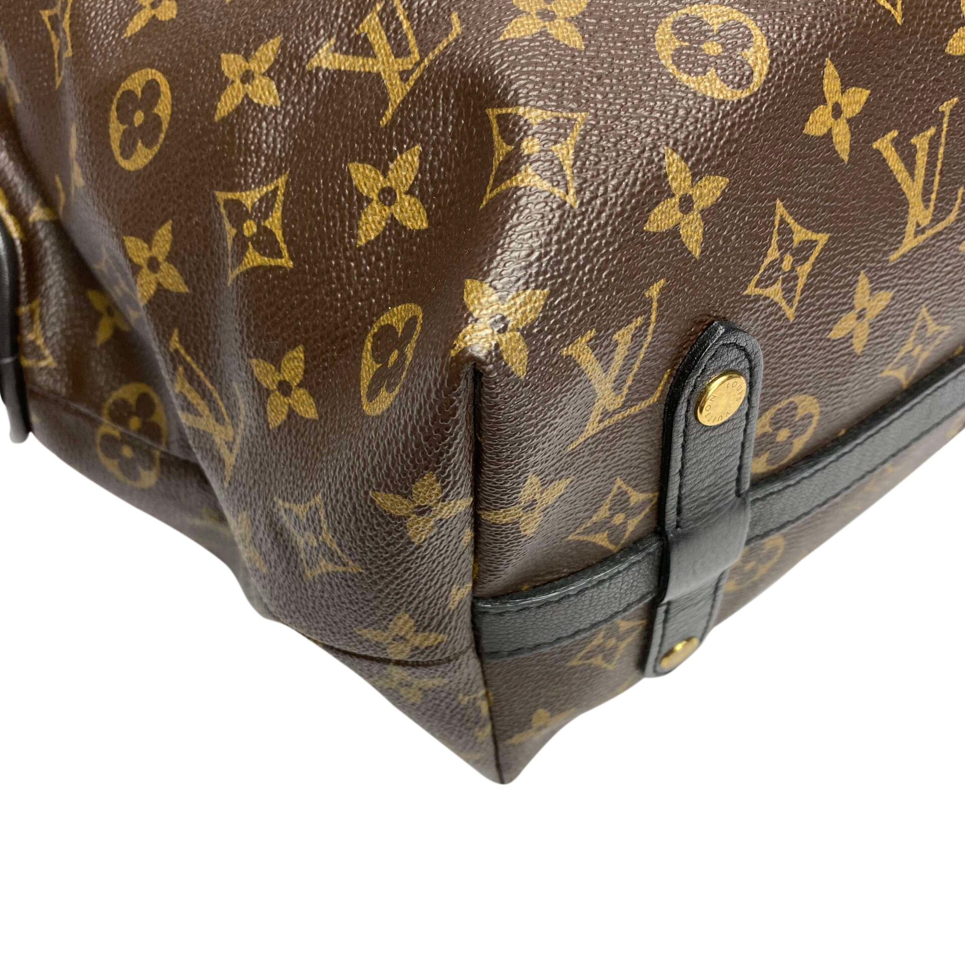 Bolsa Louis Vuitton Limited Edition Marine Monogram Blocks Zipped Tote