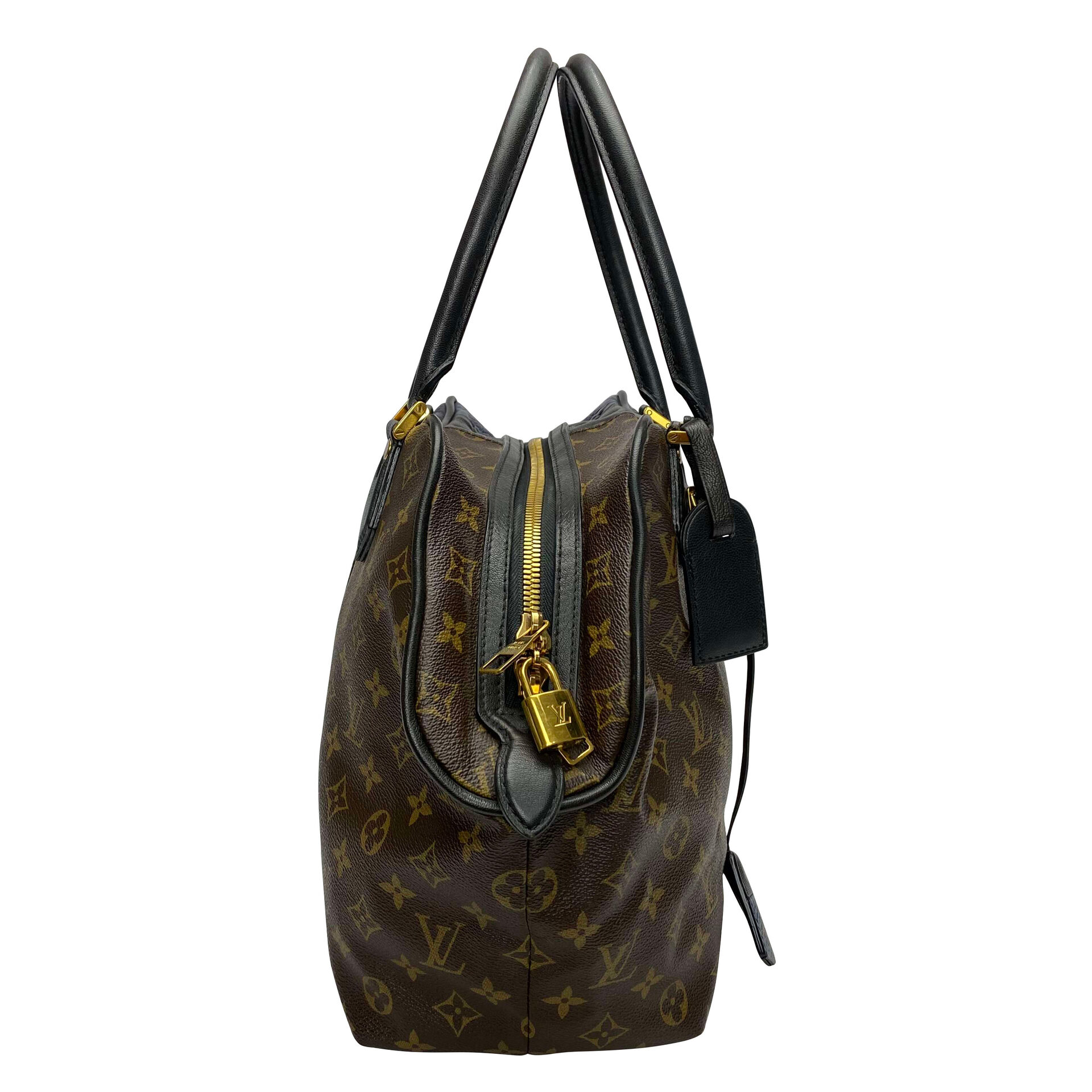 Bolsa Louis Vuitton Limited Edition Marine Monogram Blocks Zipped Tote